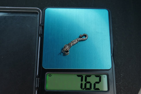 Pure Silver Antique Cobra Snake 7.62G By Mahita Collections